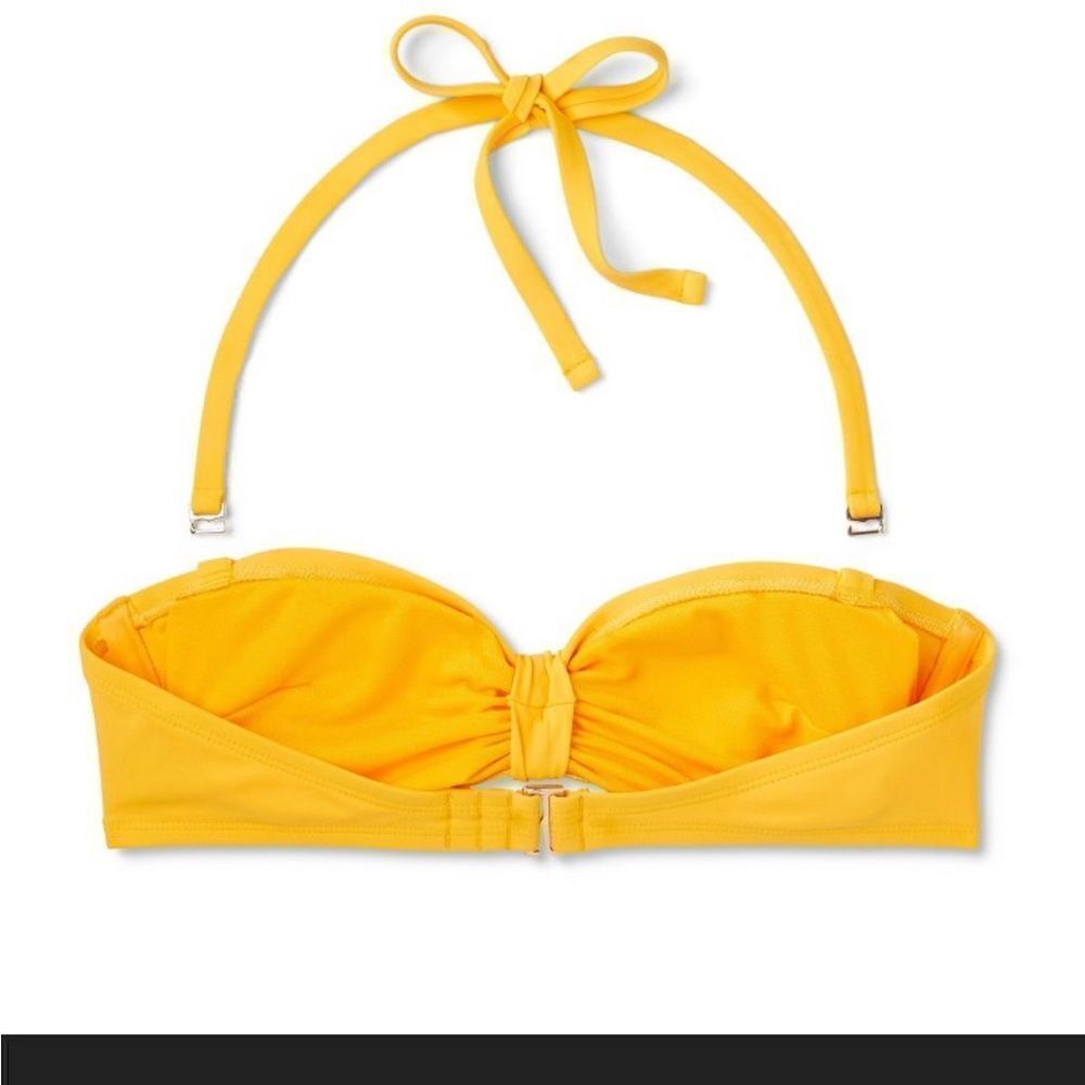 Knot front Bandeau bikini top‎ - Picture 3 of 4